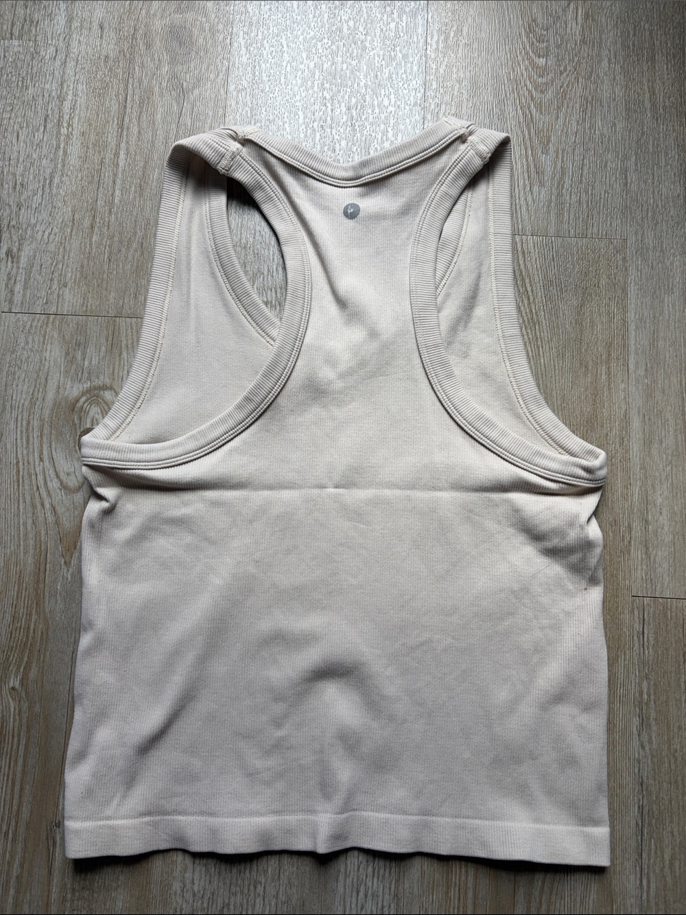 Women’s Ribbed Tank Top Set - White, Beige, Taupe - Picture 7 of 7